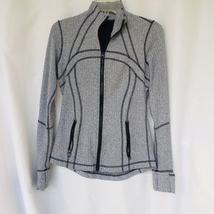 Lululemon define jacket Herringbone white/black 8